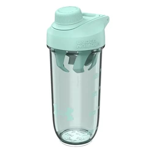 Under Armour 24oz Clarity Shaker Bottle Refresh Mint | Leak-Proof, Recycled Material, Easy to Clean thumbnail 1