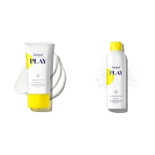 Supergoop! Broad Spectrum SPF 50 Everyday Lotion (5.5 oz) & Antioxidant Body Mist (6 oz) Bundle — Everyday Lotion (5.5 Fl Oz) + Body Mist (6 Fl Oz)