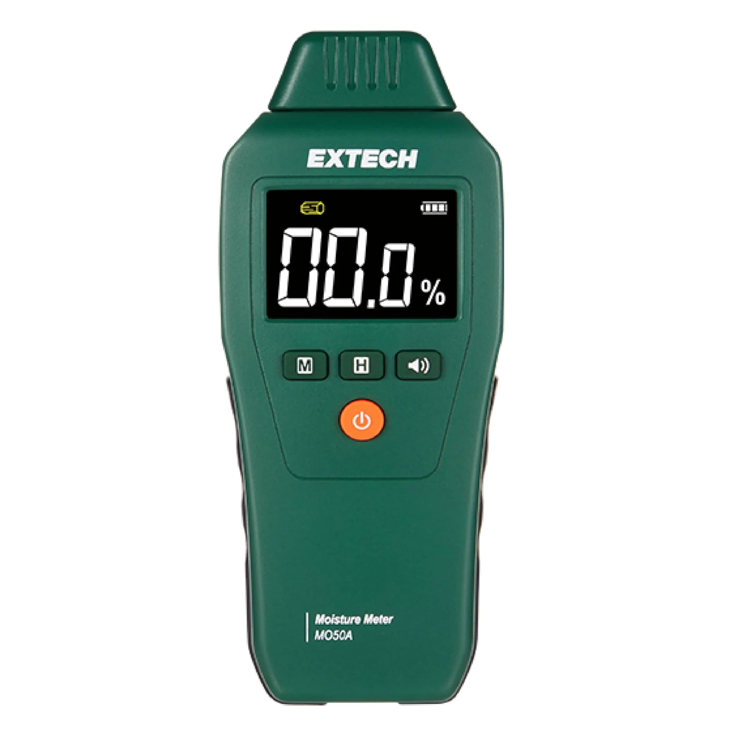 Extech MO50 Compact Pin Moisture Meter | 5-50% Wood, 1.5-33% Drywall, 168mm (6.6in) — MO50A
