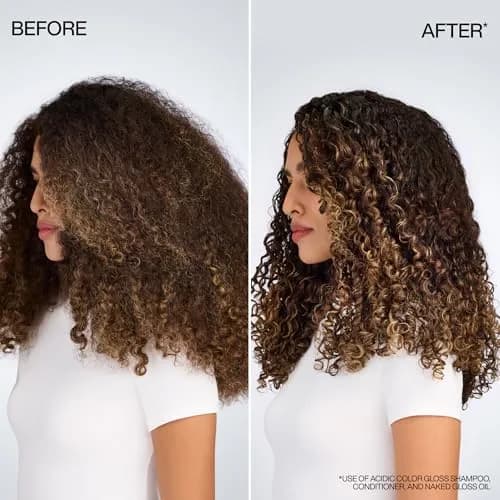Redken Naked Gloss Lightweight Shine Hair Oil 1.6 Fl Oz (47 ml) | Professional Shine & Heat Protection thumbnail 4