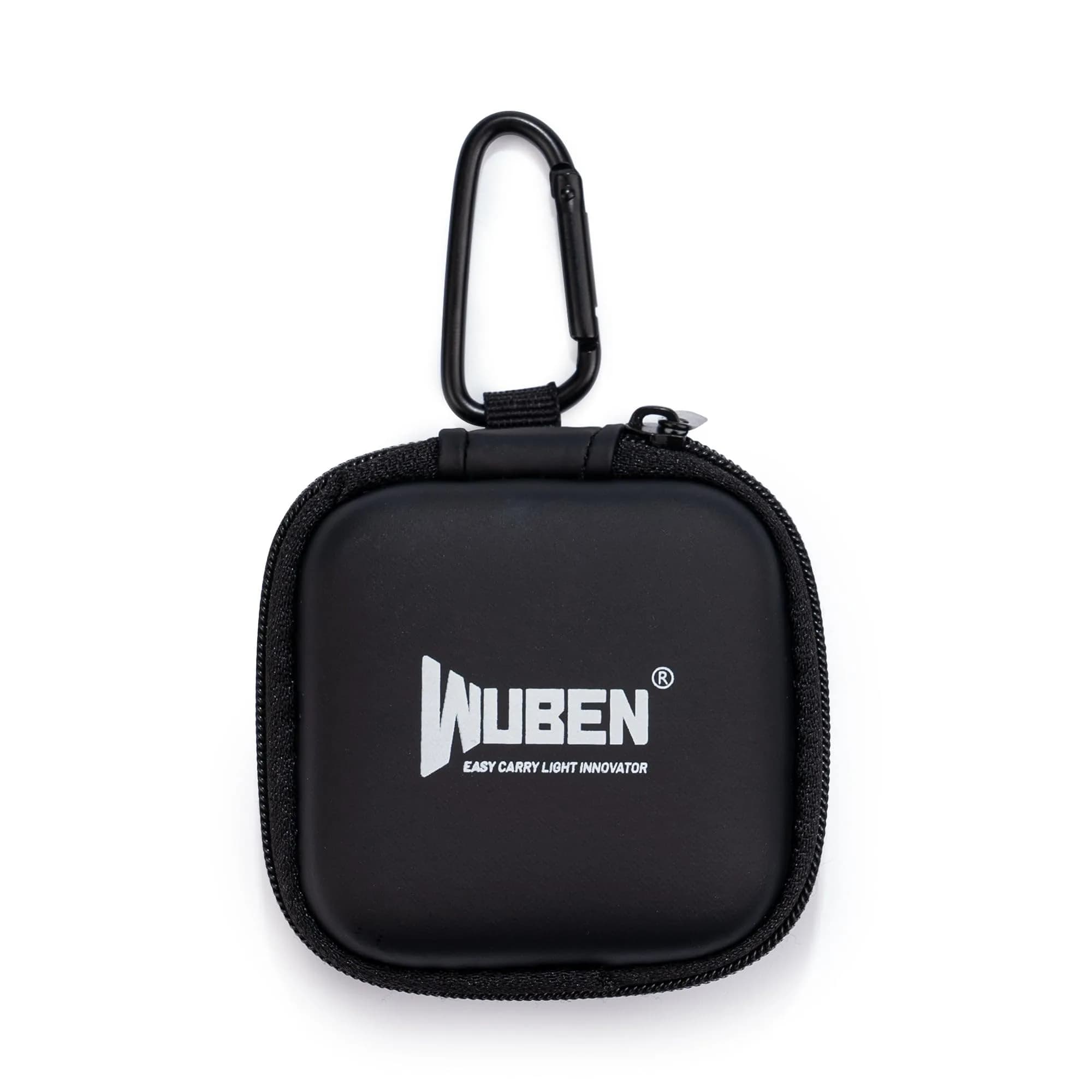 WUBEN G5 Flashlight Holster, EDC Portable Mini Flashlight Pouch 75*75*30mm | Water-Resistant EVA Storage Case with Carabiner Clip