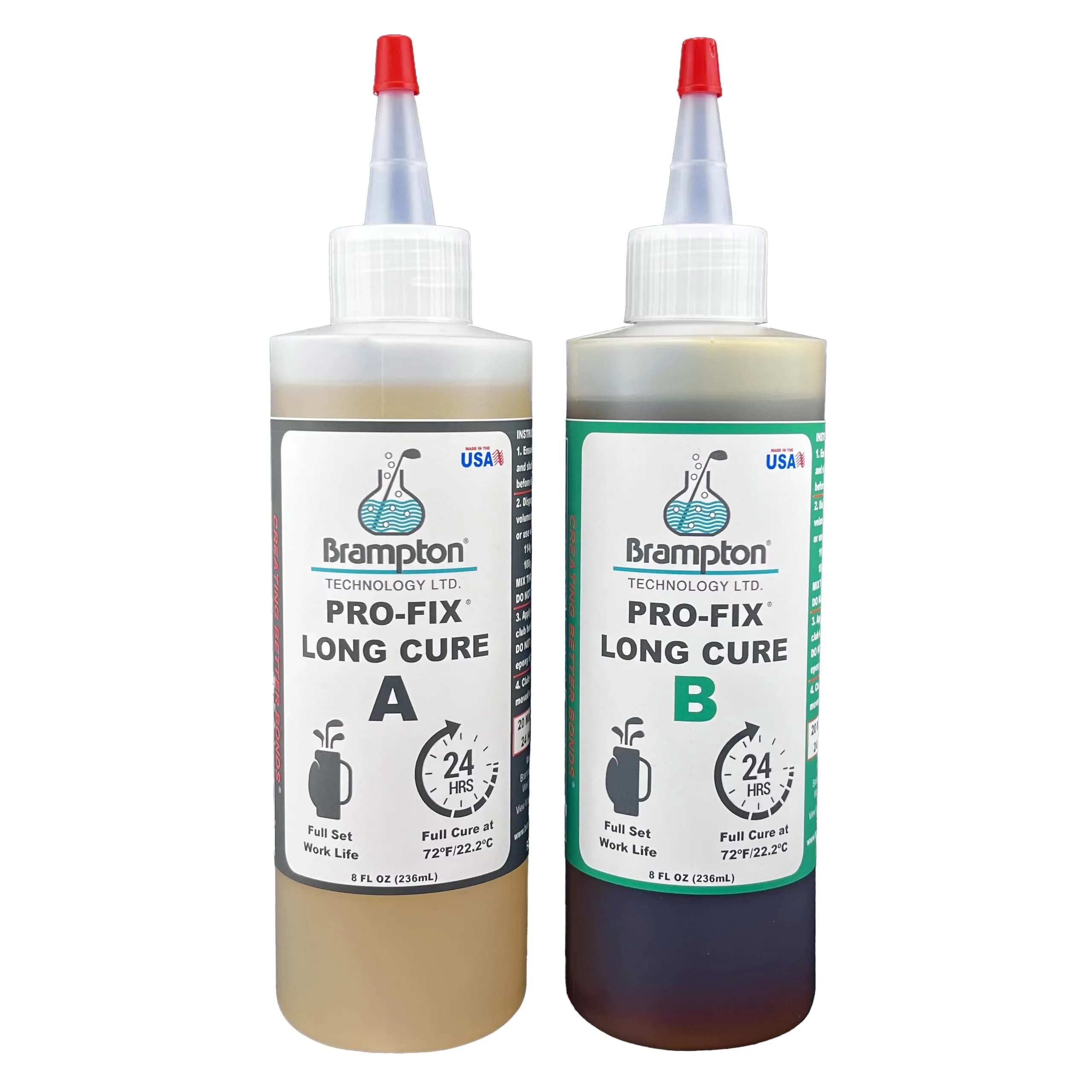 BRAMPTON TECHNOLOGY, LTD. PRO-FIX Long Cure Golf Epoxy 16 oz | Extra Strength, Impact Resistant, 20-Min Work Life - main product image