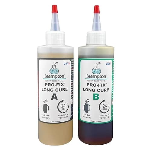 BRAMPTON TECHNOLOGY, LTD. PRO-FIX Long Cure Golf Epoxy 16 oz | Extra Strength, Impact Resistant, 20-Min Work Life thumbnail 1