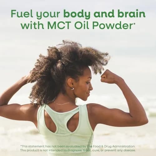 Nature's Way Organic MCT Oil Powder 10.6 Oz (300g) | Brain and Body Fuel for Energy thumbnail 2