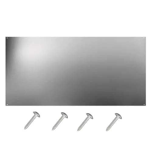Generic Stainless Steel Backsplash 30x12 Inch | Splatter Guard for Indian Kitchens thumbnail 1