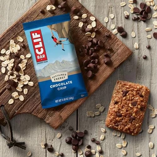 CLIF BAR Chocolate Chip Energy Protein Bars 60 Count (144 oz) | Plant-Based, Non-GMO, Made with Organic Oats thumbnail 7