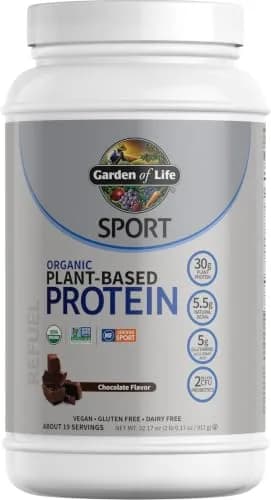 Garden of Life Organic Vegan Protein Powder Chocolate 1.85 lb (839 g) | NSF Certified for Sport thumbnail 1