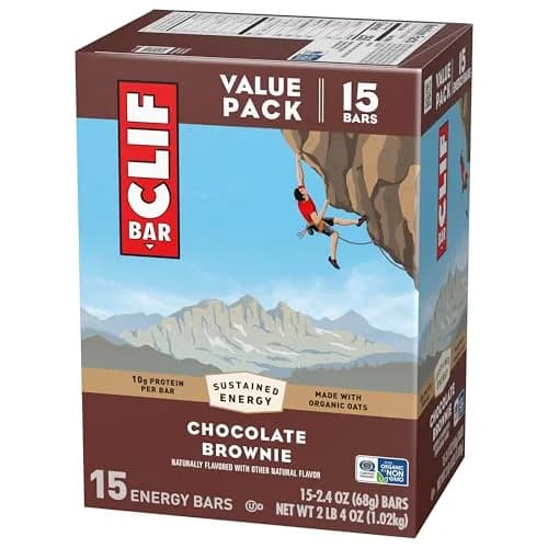 CLIF BAR Energy Protein Bars Chocolate Brownie 144oz (60 bars) | Made with Organic Oats thumbnail 9