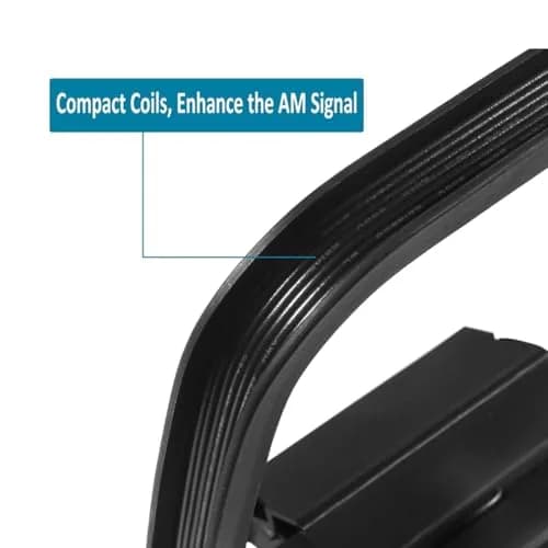 AEDIKO 75 Ohm FM Dipole Antenna & AM Loop Antenna Set | 1.8m (6ft) Cable, 80cm Dipole Length thumbnail 5