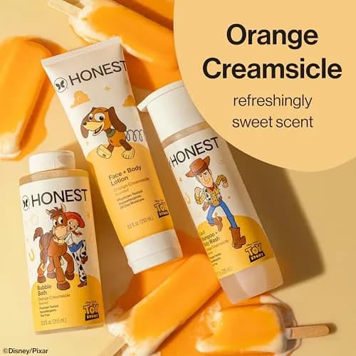 The Honest Company Shampoo + Body Wash, Orange Creamsicle, 295ml (10 Fl Oz) | Tear-Free 2-in-1 for All Hair & Skin Types thumbnail 6