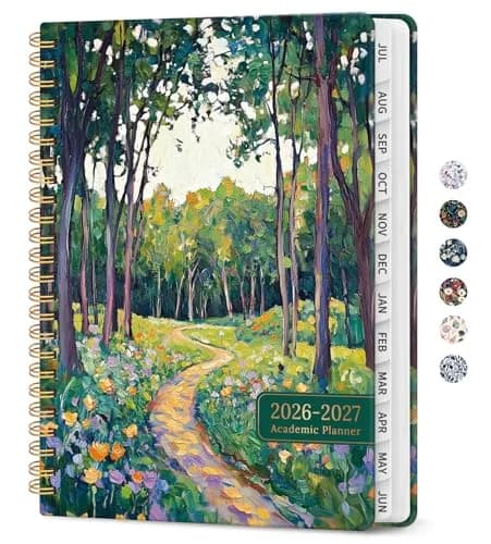 Taja 2026-2027 Academic Planner Monthly & Weekly Jul 2026-Jun 2027 Calendar Planner 21.8 cm (8.5 inches) | Smooth Ink Flow Acid-Free Paper thumbnail 1