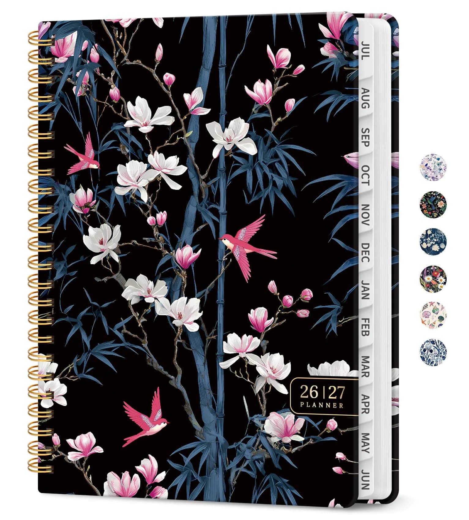 Taja 2026-2027 Academic Planner, Monthly & Weekly Jul 2026-Jun 2027 Calendar Planner, 146 Pages (A5 Size, 6.3"x8.5") | Imported Stationery for Students & Professionals - main product image