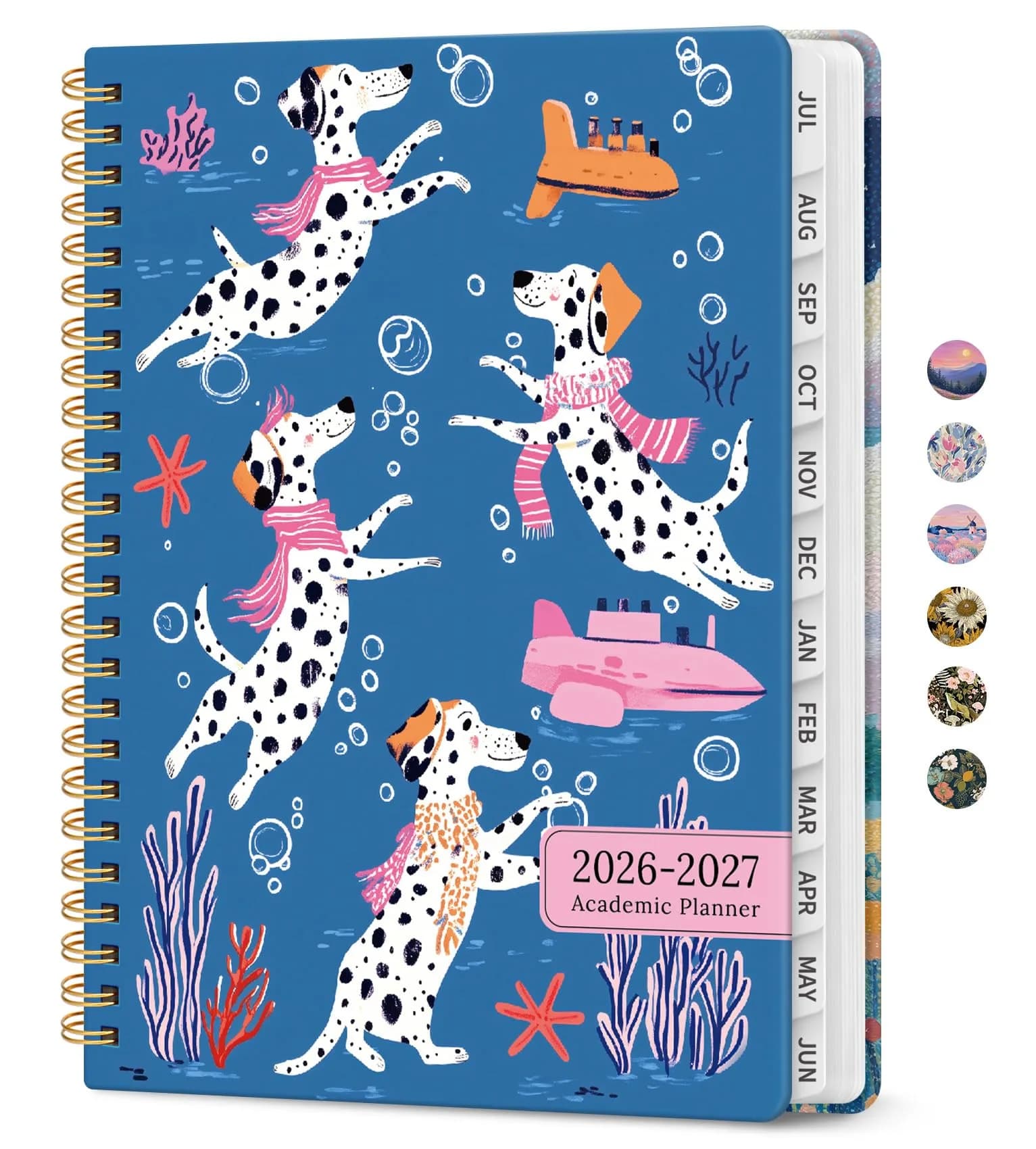 Taja 2026-2027 Academic Planner 146 Pages (A5 Size) | Monthly & Weekly Jul 2026-Jun 2027 Planner Calendar