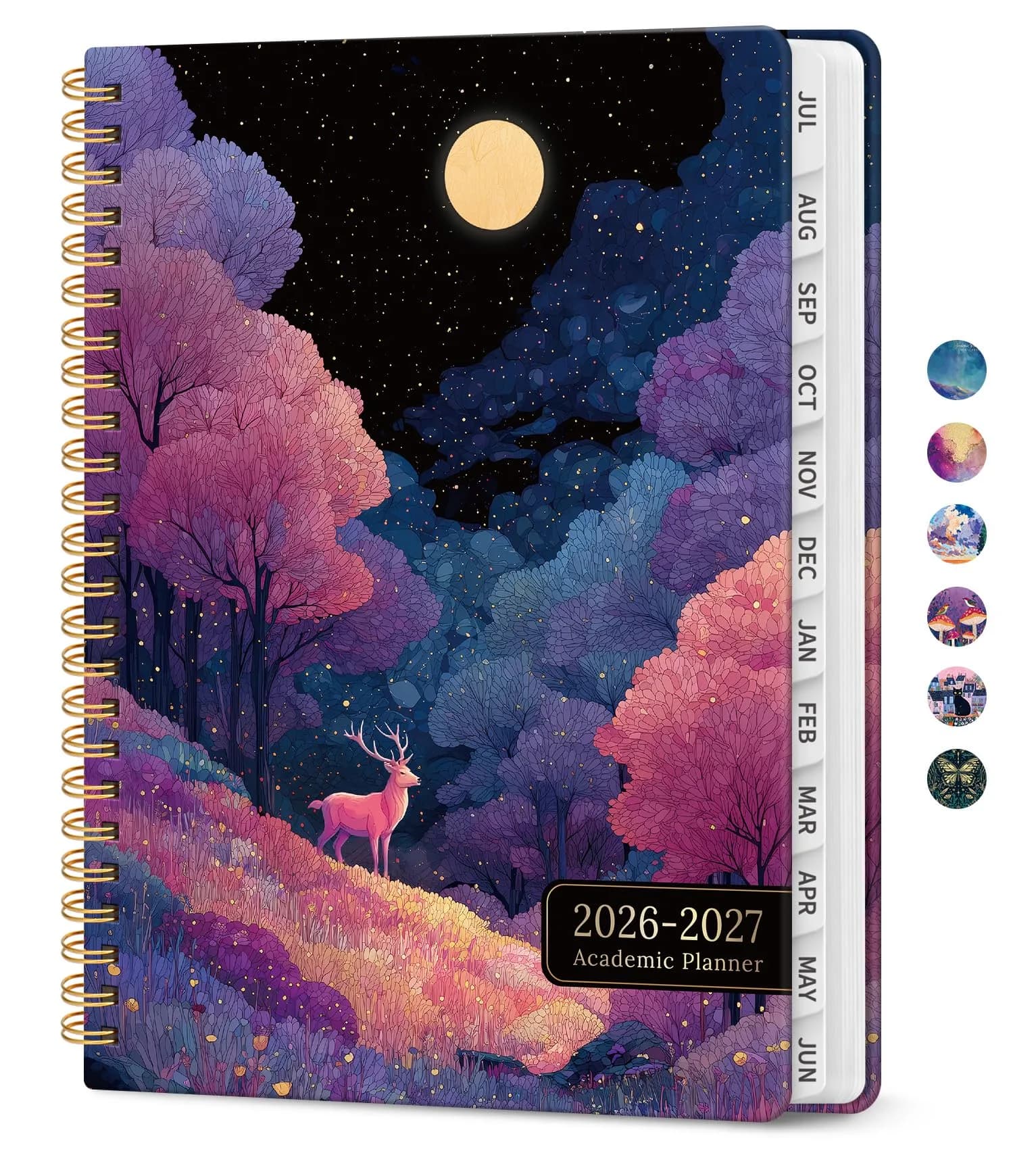 Taja Academic Planner 2026-2027, Jul 2026-Jun 2027 Monthly & Weekly Planner 146 Pages (A5 Size) - main product image