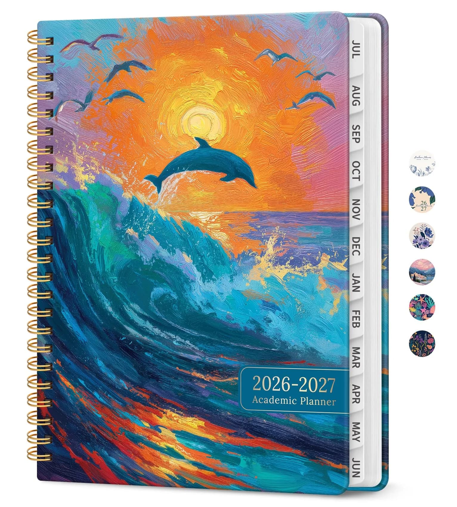 Taja Academic Planner 2026-2027, Monthly & Weekly Jul 2026-Jun 2027 Planner, 16.5 cm (6.5"x8.5") | Organized Planning for Students & Professionals - main product image