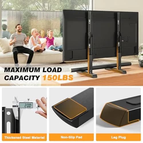 TAVR Furniture Universal TV Stand Legs Mount for 24-80 inch TVs | Supports VESA 800x500mm, Max 150 lbs thumbnail 4