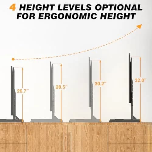TAVR Furniture Universal TV Stand Legs Mount for 24-80 inch TVs | Supports VESA 800x500mm, Max 150 lbs thumbnail 5