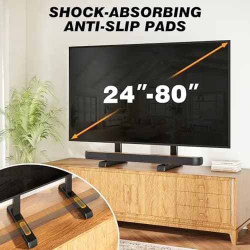 TAVR Furniture Universal TV Stand Legs Mount for 24-80 inch TVs | Supports VESA 800x500mm, Max 150 lbs thumbnail 2