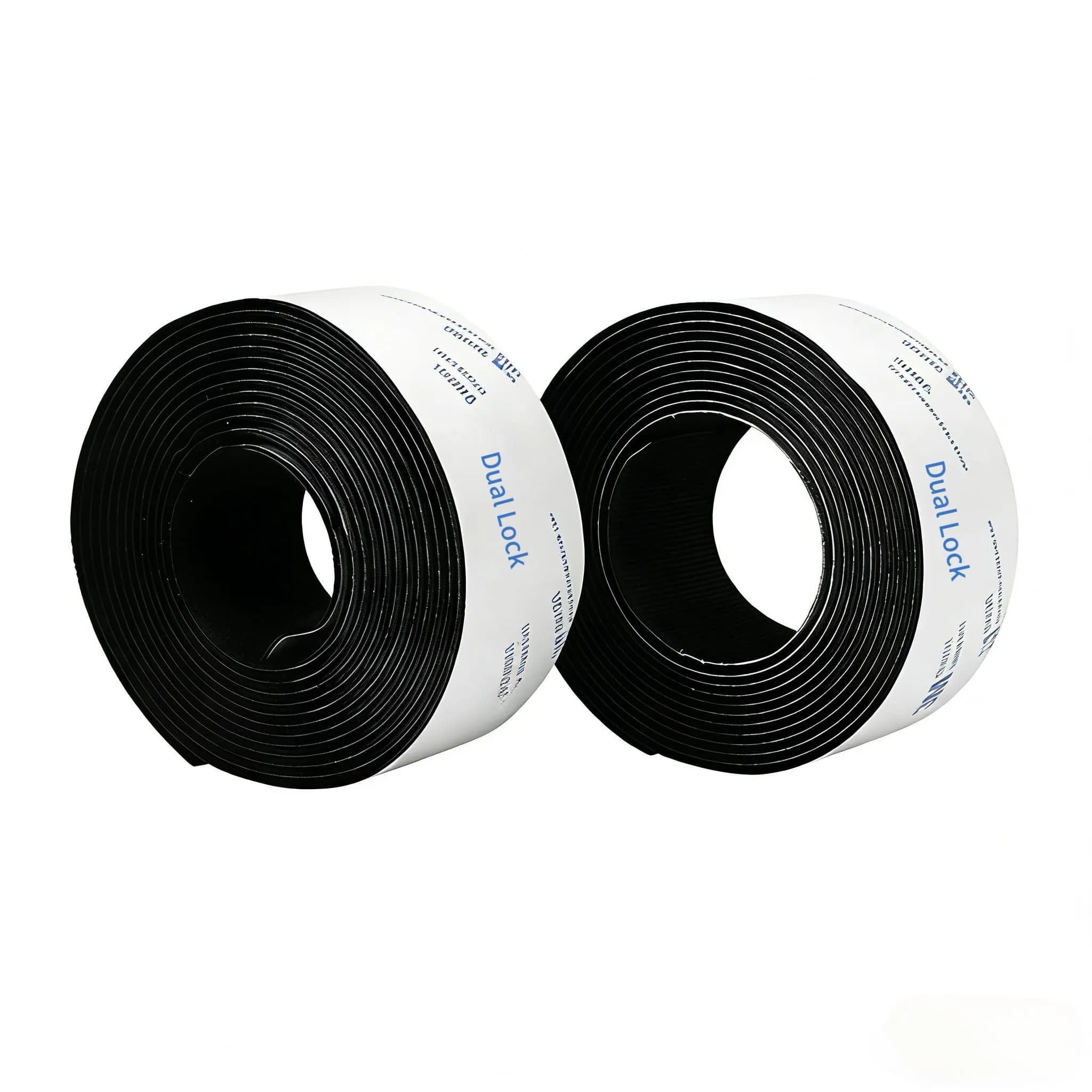 SANKA Self Adhesive Hook and Loop Tape Roll, Heavy Duty Sticky Back Fastener, White 5.08 cm x 3.05 m (2 in x 10 FT) — Black