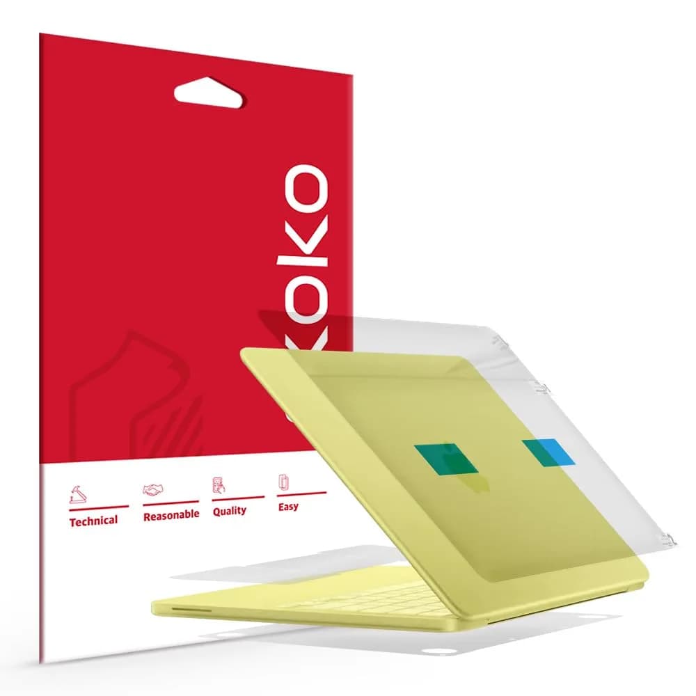 skoko Invisible Matte transparent Skin Compatible with MacBook Neo 13 A3404 | Ultra-Thin 90µm, Non-Slip, Made in South Korea - main product image