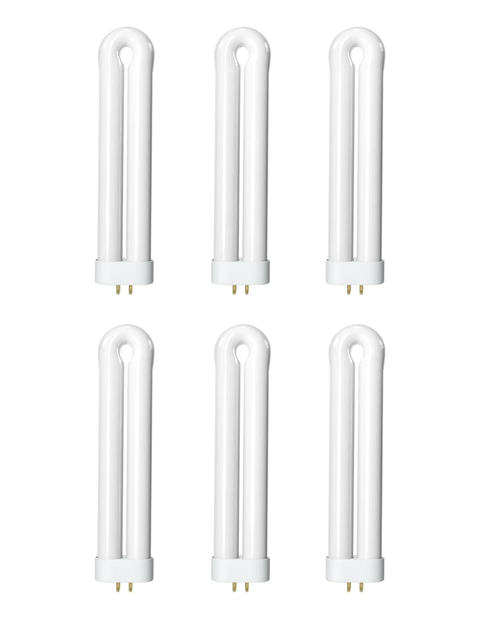 Dichroma Bug Zapper Bulb Replacement 15W UV 365nm Blue Light 6 Pack | 3000 Hours Lifespan