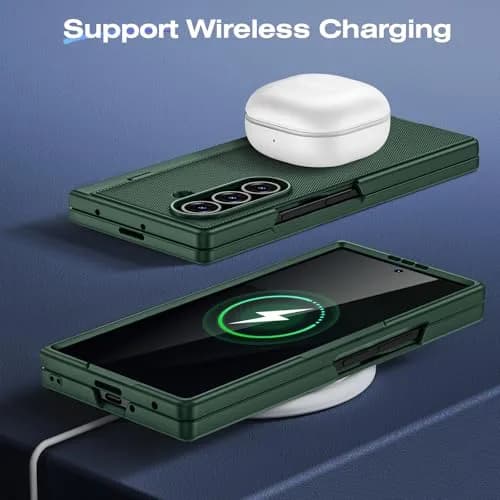 Ruky Green Case for Samsung Galaxy Z Fold 7 with Privacy Screen Protector & Kickstand | 7.6-inch Display thumbnail 7