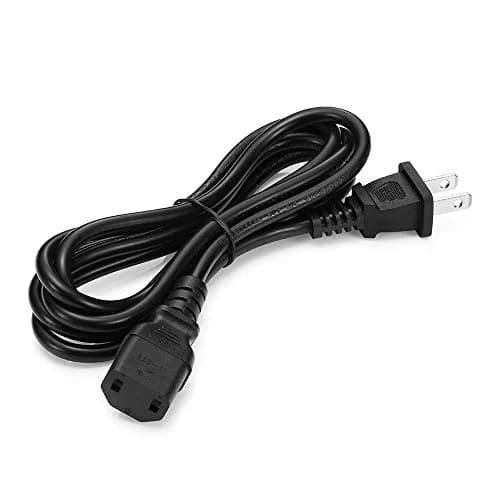 TPLTECH 6 ft AC Power Cord for PS4 Pro & Xbox 360 Slim/E | UL Listed 2-Prong Replacement Cable thumbnail 3