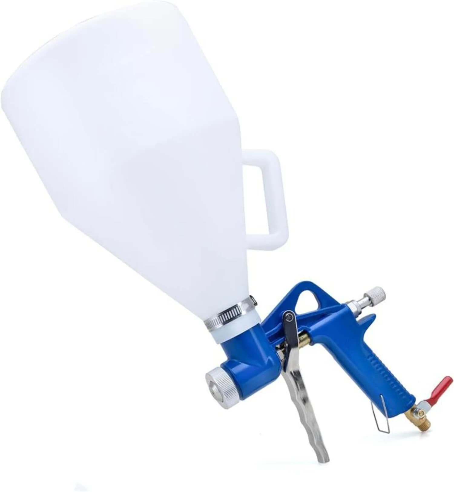 NEIKO 31227A Drywall Texture Sprayer with 1.2 Gallon Hopper Gun & 3 Nozzles | Professional Air-Powered Texture Gun