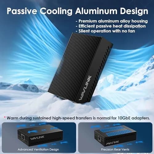 WAVLINK USB4 to 10Gbps Ethernet Adapter Supports Thunderbolt 3/4/5 & USB4 | True 10Gbps Wired Performance thumbnail 7
