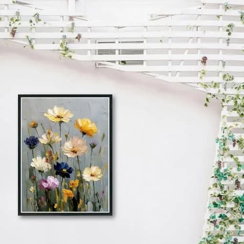 MBNTJHT Wild Flowers Stamped Cross Stitch Kit 30x40cm (11CT) | Easy Beginner Embroidery Art Craft thumbnail 4