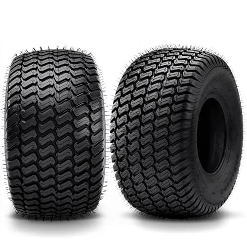 YINTATECH 20x10-8 Lawn Mower Tires Set of 2 | 4-Ply Tubeless for Lawn & Garden Vehicles thumbnail 1