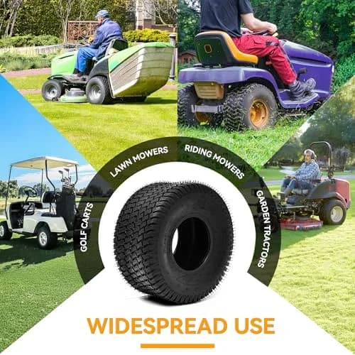 YINTATECH 20x10-8 Lawn Mower Tires Set of 2 | 4-Ply Tubeless for Lawn & Garden Vehicles thumbnail 8