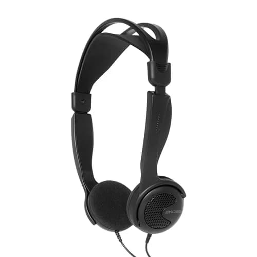 Koss KTXPro1 On-Ear Headphones Black | 60 Ohm Titanium Drivers, 15-25kHz Frequency Response thumbnail 1