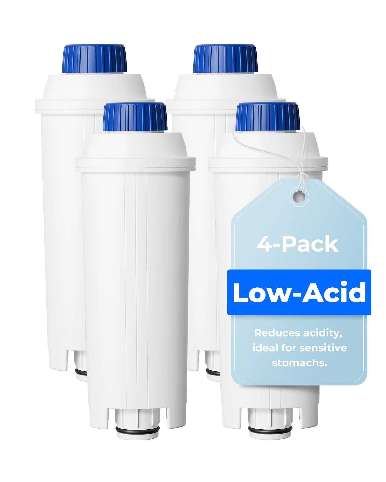 Waterdrop DLS C002 Coffee Water Filter 2 Pack | Reduces Chlorine & Impurities for Better Tasting Coffee — 4-Pack