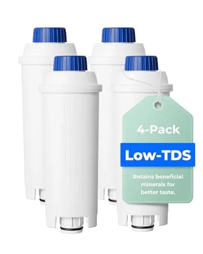 Waterdrop C11 Low-TDS Coffee Filter Replacement for De'Longhi® 4 Pack | Advanced Filtration for Richer Coffee thumbnail 1