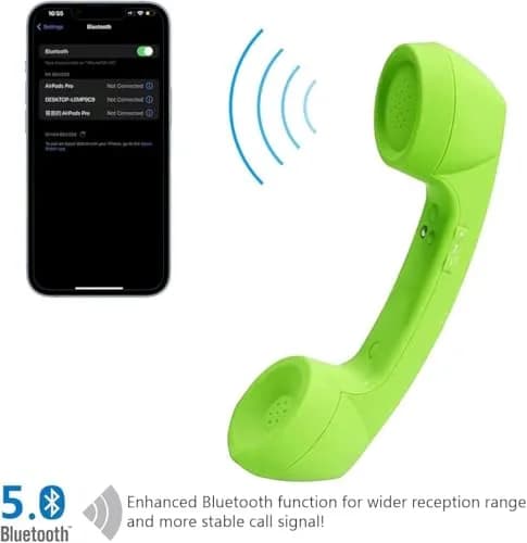 LIONSOUL Retro Bluetooth Handset with USB Charging | 12 Hours Talk Time thumbnail 3