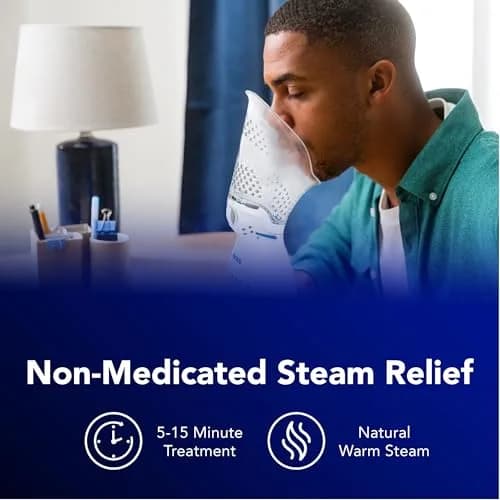Vicks Sinus Inhaler & VapoPads Original Menthol Scent | Non-Medicated Steam Inhaler for Sinus Relief, Allergies, Congestion, Vocal Steamer (21 Count) thumbnail 2