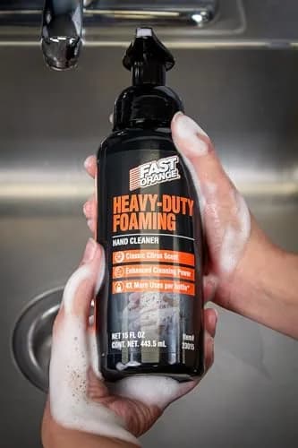 Fast Orange Heavy-Duty Foaming Hand Cleaner 444ml (15 Fl Oz) | Cleans Grease, Grime & Oil thumbnail 3