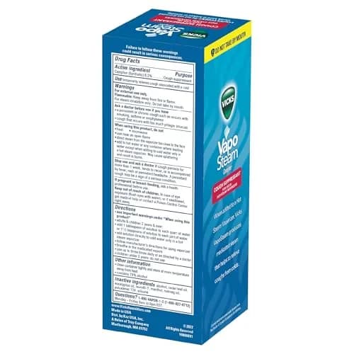 Vicks VapoPads Original Menthol Scent Refill Pads & VapoSteam Liquid 20-Pack + 8 Oz | Breathe Easier with Soothing Menthol Vapors thumbnail 2