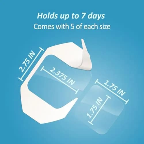 Nexcare Tegaderm Transparent Dressing, Clear Film | Waterproof, Breathable, 7-Day Wear, 10 Dressings, 3-Pack thumbnail 4