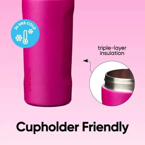 Owala FreeSip Kids Stainless Steel Water Bottle 16 oz Read My Lips | Insulated & Leak-Proof for Daily Hydration thumbnail 4