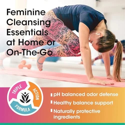 vH essentials Feminine Cleansing Wipes 32 Ct | pH Balanced Odor Defense for Women thumbnail 2