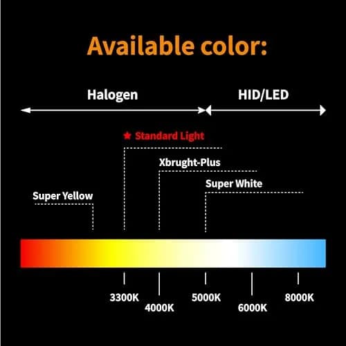 ALKOREY H3 12V 55W Car Headlight Bulb 3300K Warm White | Universal Halogen Low/High Beam thumbnail 6