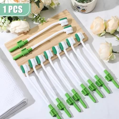 Didaey Green 1 Pcs Oral Suction Swabs Sponge Toothbrush | Individually Wrapped, Connects Suction Machine, Soft Sponge Cleans Teeth, Ideal for Bedridden Elderly Adults Dental Care thumbnail 6