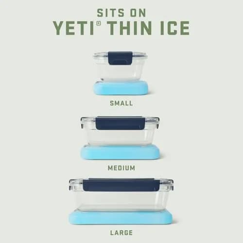 YETI Food Storage Container Large Seafoam | Airtight & Leakproof for Cooler & Kitchen thumbnail 7