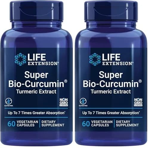 Life Extension Super Bio-Curcumin Turmeric Extract 400mg 120 Count | Highly-Absorbable Curcumin for Whole-Body Health Support thumbnail 1
