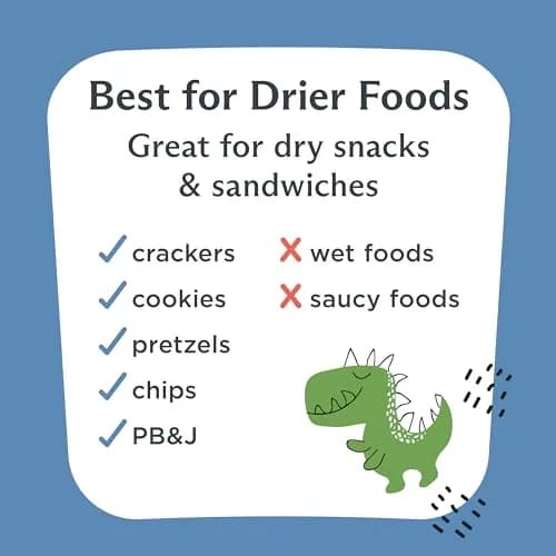 Stasher Recyclable Kraft Paper Sandwich Bags for Kids 50 ct Dino | Eco-Friendly, Reusable, Made in USA thumbnail 4
