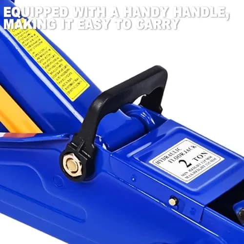 PONO Heavy Duty Low Profile Floor Jack 2 Ton 5.31''-13.2'' | Safe, Durable, Fits Low-Profile Vehicles thumbnail 7