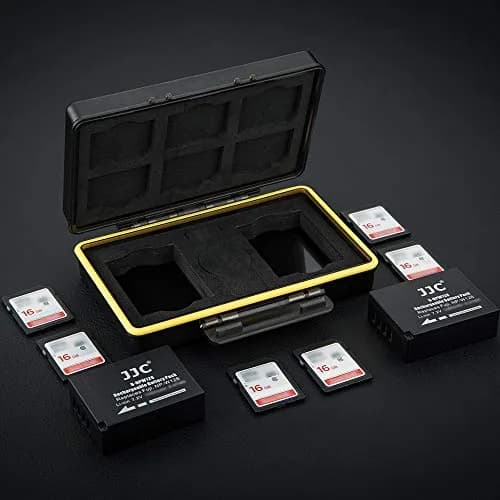JJC Camera Battery & Memory Card Storage Case for Fuji NP-W126, X100F, X-T3 | Compact, Water-Resistant thumbnail 8