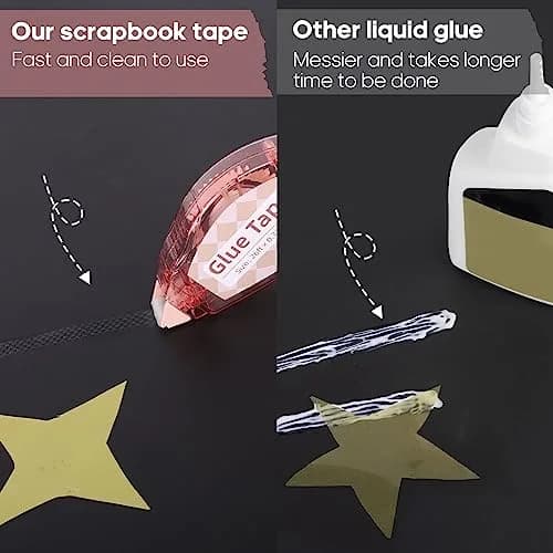 Secopad Double Sided Tape Roller 12 Pack | 0.3in x 26ft Each, Clear Light-Colored Shell thumbnail 4